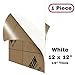 MIFFLIN Cast Plexiglass Sheet (Translucent White, 1 Piece, 12x12 Inch, 0.118