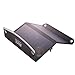 iNiCE 2-Port USB 12W / 2.2A Solar Powered Foldable Charger Panel for Smartphones, Tablets and Camera, Black