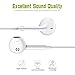 2-Pack Premium Earphones/Earbuds/Headphones with Stereo Mic&Remote Control for iPhone iPad iPod Samsung Galaxy and More Android Smartphones Compatible with 3.5 mm Headphone Whitethumb 1