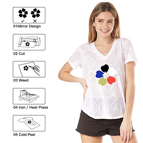 5 HTV+Vinyl+Rolls+Heat+Transfer