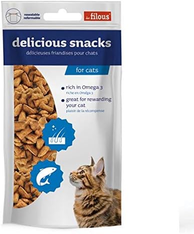 LES FILOUS Crunchy Deep Sea Fish 50G, Blue
