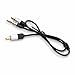 DTECH 1.5 Feet 3.5mm to 2 RCA Male Stereo Audio Cable 1.5ft, Auxiliary Aux Jack Dual Phono Y Splitter Adapter Cord for Car, Phone