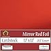 Mirror Red Cardstock - 12 x 12 inch - .012