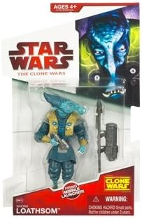 Hasbro Star Wars Clone Wars 2009 General Whorm Loathsom Action Figure Cw15