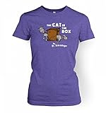 Cat In The Box Dr Schrodinger Women's T-shirt - Heather Purple Large (approx