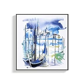 Canvas Wall Art for Living Room, Bedroom Style Framed Canvas Prints for Home Decoration Ready to Hang - 16x16 inches