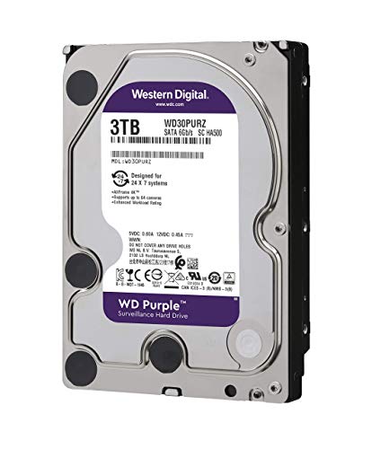 WD-Purple-3-TB-Surveillance-Hard-Disk-Drive-Intellipower-35-Inch-SATA-6-Gbs-64-MB-Cache-5400-rpm-FFP-Option
