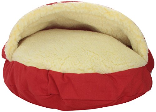 Snoozer Cozy Cave, Small, Red