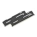 Kingston Technology HyperX Fury 16GB (2 x 8GB) DDR4 2400MHz DRAM (Desktop Memory) CL15 1.2V DIMM (288-pin) Black HX424C15FB2K2/16