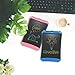 NEWYES 8.5 Inch Electronic Writing Board Doodle and Scribble Notepad Erasable Magnetic Drawing Memo for Kids (Blue+case)