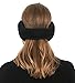 Unisex Warm Winter Earmuffs Knit Fur Earwarmers Outdoor for Women Foldable Knitted Ear Muffs Earflap Cover