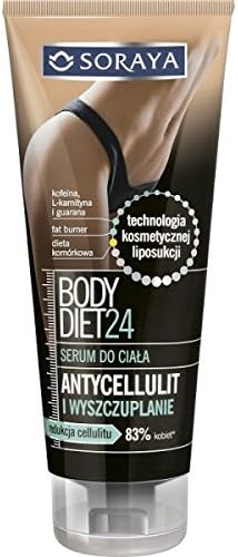Soraya Body Diet 24 Slimming Serum To Treat Cellulite (Cosmetic Liposuction Technology) 6.7 oz