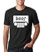 Wild Bobby Beer Logo | Cars and Trucks Parody Humor Alcohol | Mens Drinking Tee Graphic T-Shirt, Black White, X-Large