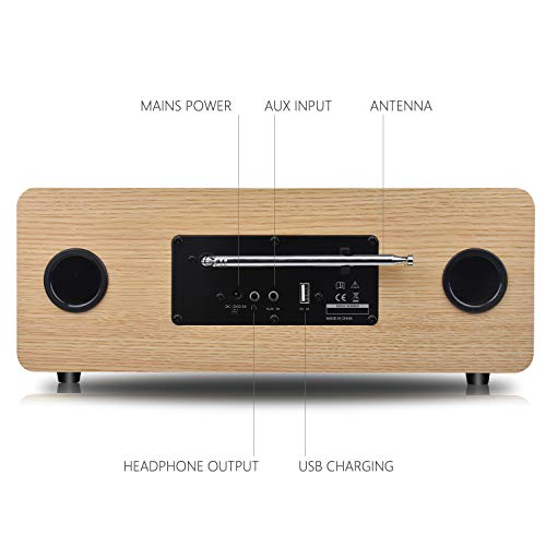LEMEGA MSY3 Muzieksysteem,Internetradio Met WIFI, Digitale DAB/DAB+En FM-Radio,Spotify Connect, Bluetooth-Luidspreker… - Afbeelding 4