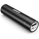 Anker PowerCore+ mini 3350mAh Lipstick-Sized Portable Charger (3rd Generation, Premium Aluminum Power Bank) One of the Most Compact External Batteries, Uses High-Quality Panasonic Cells