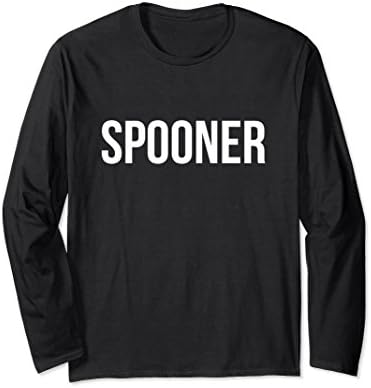 Unisex Matching Pajama Top - Funny Shirt Gift for Couples Spooner XL: Black