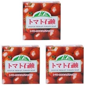 Amazon アビジェルトマト石鹸80g お徳用 3個セット アビジェル 洗顔せっけん 通販