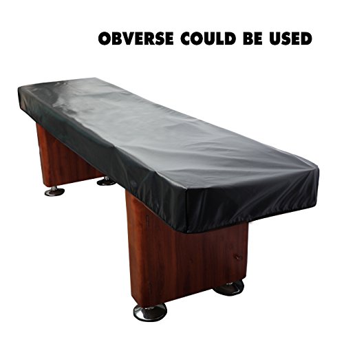 OOFIT 9' Shuffleboard Table Cover with Storage Bag Black