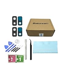 Bakewell - Lente de cristal para cámara trasera con adhesivo para Samsung Galaxy S8 S8+ Plus S9 S9+ Plus (2 unidades)