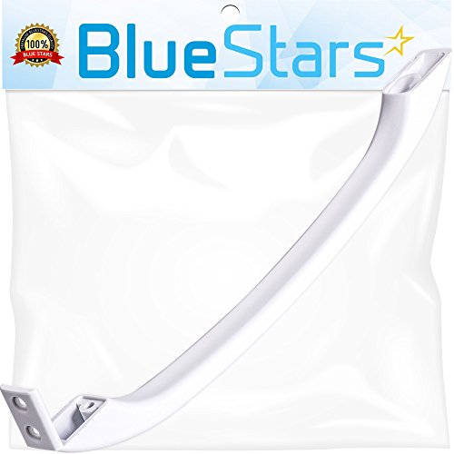Ultra Durable 218428101 Door Handle Replacement Part by Blue Stars – Exact Fit For Frigidaire & Kenmore Refrigerators - Replaces 241711801 AP2114539 PS427922