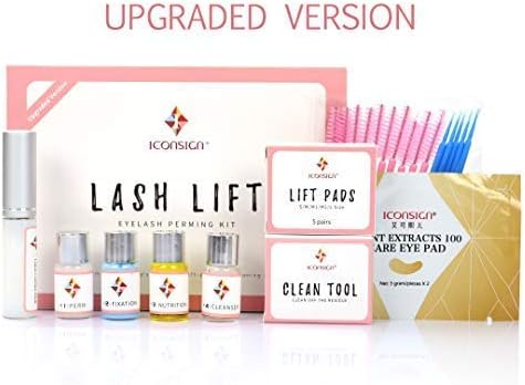 Lash lift kit Eyelash Perm Kit Glue Upgraded Version Professional Salon Premium Quality Eyelash Perm Curling Lotion & Liquid Full Lifting Set - Eyelash Perming Wave Curling Semi-Permanent