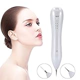 Mole Remover Pen, Alvivi Mole Removal Pen Dot Mole Eraser Plasma Pen Set Portable Spot Remove Freckle Dark Spots Tattoo Removal Pen Beauty Device With Replaceable Needles