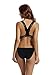 zeraca Women's High Neck Crochet Racerback Bikini Bathing Suit