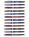 TONOS JW.ORG Metal Clip Top Ball Point Black Ink Fine Tip Executive Pen with Insert Cover for Gifting Color Assortment Red, Blue, & Black, Set of 12