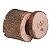 Pixnor Wooden Printed I do Love Heart Shabby Chic Rustic Wedding Ring Bearer Box