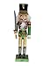 Clever Creations Green Coat 12 Inch Traditional Wooden Nutcracker, Festive Christmas Décor for Shelves and Tables