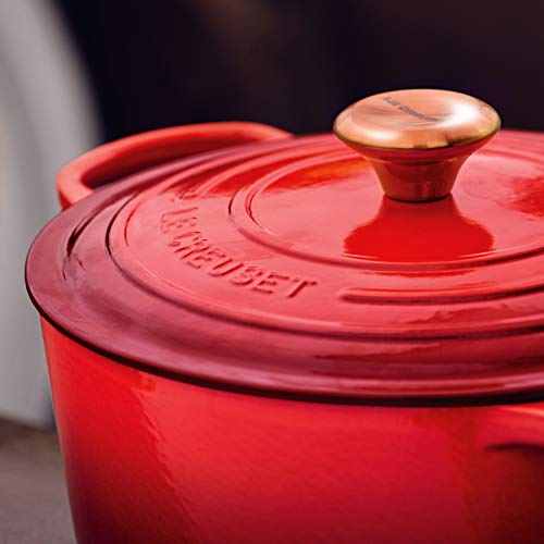 Le Creuset Signature Cast Iron Indigo 6.75quart Round Wide Dutch Oven