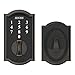 SCHLAGE BE375 CAM 716 Camelot Touch Deadbolt, Aged Bronze