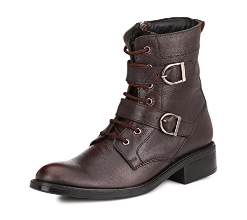 Genuine patent leather boots men work hiking chelsea cowboy milit…