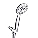 CLOFY 5-Setting Handheld Shower Head with Stainless Steel Hose, Full-Chrome Finsh Hand Shower