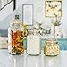 Galashield Glass Jars with Airtight Lids Leak Proof Rubber Gasket (Set of 3-25 oz, 50 oz 67 oz)