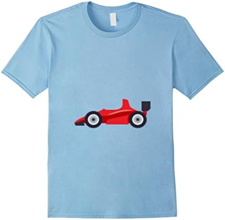 Mens Emoji T-shirt Racing Car Emoticon Motor Automobile Racing Small Baby Blue