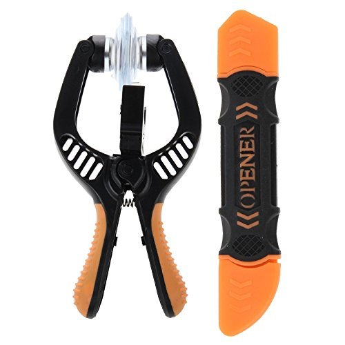 Jakemy Screen Opening Pliers Cell Phone Repair Tool with Super Strong Suction Cup and Metal Opening Prying Tool for iPhone, ipads, ipad Air, Samsung Galaxy and All Kinds of Smartphone