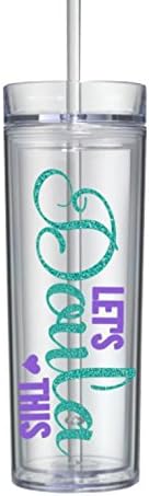 Doula Water Bottle Tumbler with Straw and Lid Gifts for Women Travel Cup 0099