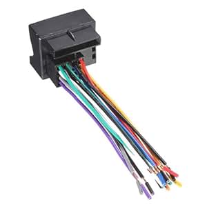 Amazon.com: Car Stereo Radio Player Wire Harness Adapter ... 70 vw wire harnesses 