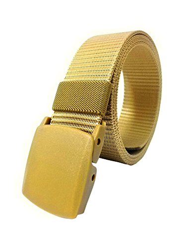 image for LOCCOL Mens Gun Golf Military Tactical Ratchet Automatic Plastic Buckl