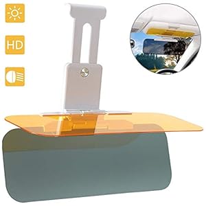 Car Visor Sun Blocker Anti-Glare Extender Windshield For Day Night, Car Sun Visor Extenders Anti Glare Car Visor Extender, 2 In 1 Car Sun Visor Extension Universal Windshield Driving Visor (1 PACK)