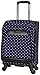 Kenneth Cole Reaction Dot Matrix Lightweight Expandable 4-Wheel Spinner Luggage, Navy, 20-Inch Carry On