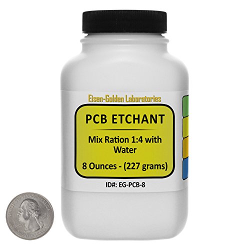Printed Circuit Board Etchant [PCB] Dry Powder 8 Oz in a Space-Saver Bottle