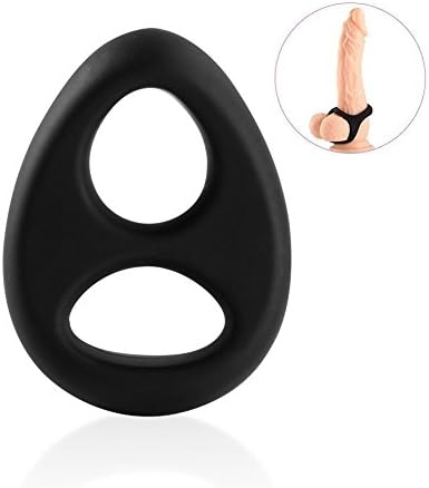 TKS Silicone Enhancement Exercise Bands- 1 Size - Flexible - 100% Premium Quality Silicone (black)