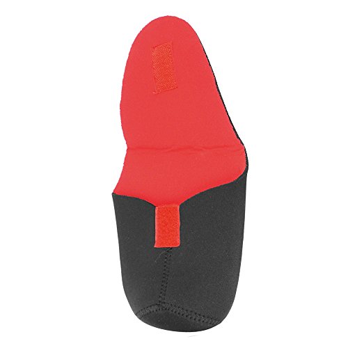 FoRapidUniversal Red/Black Soft Neoprene Waterproof DSLR Camera Lens Bag Lens Case Lens Cover Bag Pouch Sleeve Protector Coat for Canon Nikon Sony Olympus Pentax Panasonic - Large