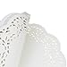 LJY 100 Pieces White Lace Round Paper Doilies Cake Packaging Pads Wedding Tableware Decoration (12 Inch)