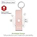 Omars iPhone Memory Card Reader, USB OTG Adapter with Lightning Connector Compatible with Apple iPhone iPad iPod with External Storage Micro SD Card Reader (SD Card not Included) - Rose Gold