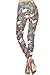 Leggings Depot High Waisted Checkered & Animal Print Leggings for Women-Full Length-R826, Flamingo Mode, One Size