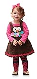 3 T Owl Jumper with Tights By Mud Pie
