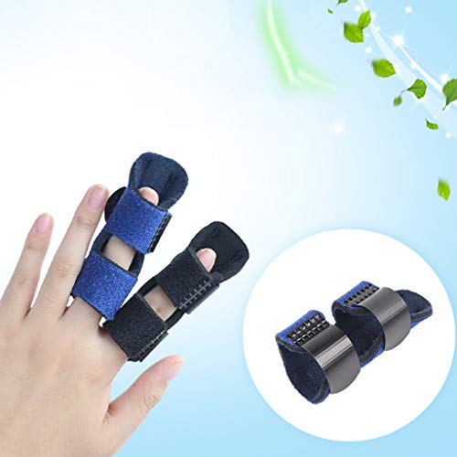 MILIMIEYIK Trigger Finger Splint, Support Brace for Straightening Curved, Bent, Locked and Stenosing Tenosynovitis Hands Black - Thumbnail 6